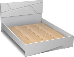 Κρεβάτι Efes Megapap χρώμα λευκό 160x200εκ.