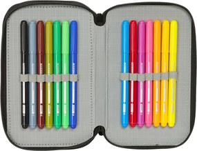 Κασετίνα Hot Wheels Πολύχρωμο 12,5 x 19,5 x 5,5 cm 37 Τεμάχια