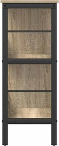 vidaXL Ράφι Βιβλίων 4 επιπέδων 82 x 32 x 79 εκ. Επεξεργασμένο Ξύλο