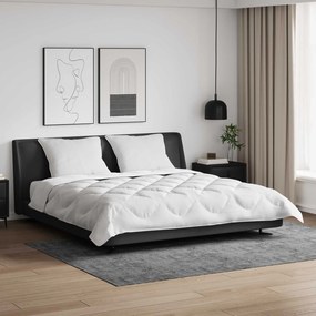 vidaXL Σετ Παπλωμάτων 3 pcs Λευκό Μικροΐνες και Φτερά Από Πούπουλο