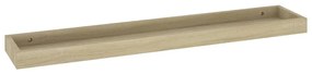 vidaXL Ράφια Τοίχου με Εσοχή 2 τεμ. Δρυς 80 x 15 x 4 εκ. από MDF