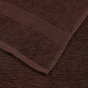 vidaXL Πετσέτες FROGN 2 τεμ. Καφέ 100x200 εκ. 360 γρ./μ²
