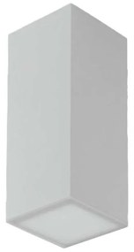 Φωτιστικό Οροφής - Πλαφονιέρα Living I-LIVING-PL11 1xE14 13W 11x11x20cm White Intec Plaster
