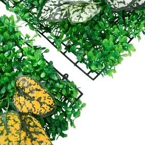 vidaXL Φράχτης 24 τεμ. Πράσινος 40 x 60 εκ. από Τεχνητό Φυτό