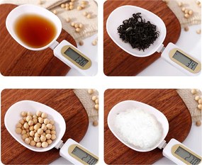 BRUNO ψηφιακή ζυγαριά-κουτάλι κουζίνας BRN-0074, έως 500g, λευκή