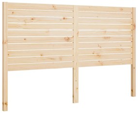 vidaXL Κεφαλάρι Κρεβατιού 166 x 4 x 100 εκ. από Μασίφ Ξύλο Πεύκου
