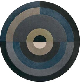 Χαλί Vittoria 9780012/9232 Blue-Grey Round Carpet Couture 160X160 Round