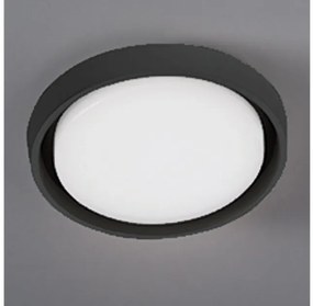 Πλαφονιέρα Φωτιστικό Οροφής LED 30W IP54 3000K Alu Zafferano-LD0132G3-Γκρι LD0132G3