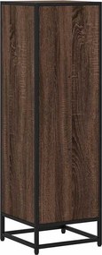 vidaXL Βιβλιοθήκη Καφέ Δρυς 33,5x33x107,5 εκ. από Επεξεργασμένο Ξύλο