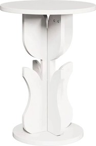 vidaXL Τραπεζάκι σαλονιού Λευκό 39,5 x 39,5 x 53,5 εκ