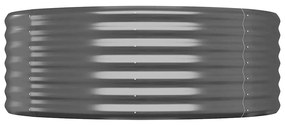 vidaXL Ζαρντινιέρα Ανθρακί 175x100x36εκ Ατσάλι με Ηλεκτρ. Βαφή Πούδρας