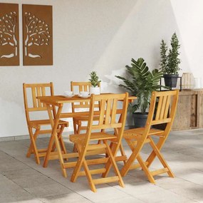 vidaXL Καρέκλα Κήπου 4 pcs Καφέ 36 x 46 x 86 εκ. Μασίφ ξύλο ακακίας