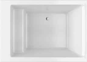 Acrilan Lona White Gloss - Μπανιέρα Υδρομασάζ 200x140 εκ - Maxxcoat, Αερομασάζ