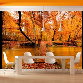 Φωτοταπετσαρία - Autumn bridge 300x231
