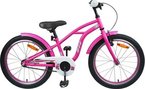 vidaXL Παιδικό Ποδήλατο 22 ίντσες 7-12 Σκούρο ροζ