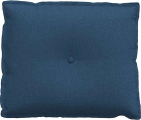 vidaXL Μαξιλάρι Πλάτης Μπλε 60 x 19 x 50 εκ ύφασμα