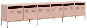 ντουλάπι τηλεόρασης  Ροζ 202x39x43,5 cm Ατσάλι ψυχρής έλασης 3307150
