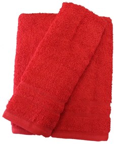 Σετ πετσέτες 2τμχ 500gr/m2 Sena Red 24home