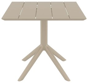 PARIS TAUPE 80X80X74εκ. ΤΡΑΠΕΖΙ ΠΟΛ/ΝΙΟΥ