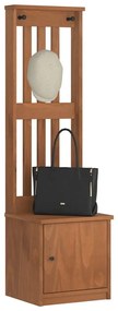 Δέντρο χωλ "SANDENS" 45x40x159,5 εκ.Πεύκο μασίφ ξύλο - Καφέ