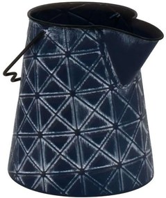 Διακοσμητική Κανάτα 128-123-073 17,5x20,5x20cm Blue Metal
