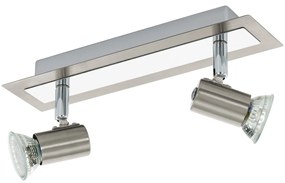 Φωτιστικό Σποτ Eglo 90915 ROTTELO Χρώμιο (Chrome)|Νίκελ ματ (Nickel Mat- Satin) 3000K