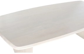 Τραπεζαρία Home ESPRIT Λευκό Ξύλο από Μάνγκο 218 x 100 x 76 cm