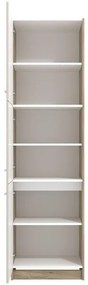 Στήλη κουζίνας DIANA BD 60 Grey Oak - Sand Γυαλιστερό 60x58x216εκ. 60x58x215 εκ.