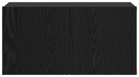 vidaXL Ντουλάπι TV 2 pcs Μαύρο 60 x 30 x 30 cm Επεξεργασμένο ξύλο