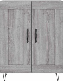 vidaXL Ντουλάπι Γκρι Sonoma 69,5 x 34 x 90 εκ. από Επεξεργασμένο Ξύλο