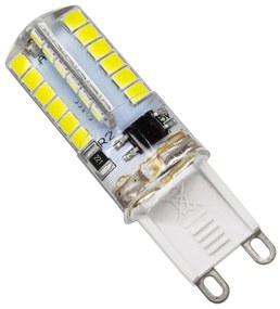 GloboStar® 115606 Λάμπα G9 LED SMD 2835 4W 360lm 320° AC 230V Σιλικόνης Ψυχρό Λευκό 6000K