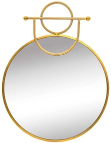 Καθρέπτης Τοίχου 168-125-053 61x79cm Gold Metal