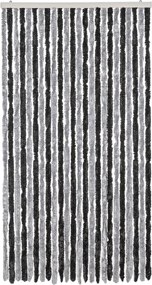 vidaXL Σήτα Εντόμων Γκρι &amp; Μαύρη 100 x 200 εκ. από Σενίλ