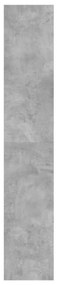 Παπουτσοθήκη με 4 Ανακλ. Συρτάρια Γκρι Σκυρ. 80x34x187,5 εκ. - Γκρι
