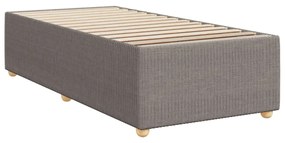 ΚΡΕΒΑΤΙ BOXSPRING ΜΕ ΣΤΡΩΜΑ TAUPE 100 X 200 ΕΚ. ΥΦΑΣΜΑΤΙΝΟ 3291985