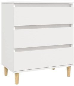 vidaXL Συρταριέρα Λευκή 60 x 35 x 70 εκ. από Επεξεργασμένο Ξύλο