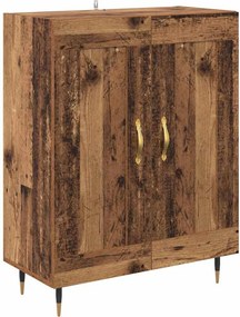 vidaXL Highboard 2 pcs Παλιό ξύλο Επεξεργασμένο ξύλο
