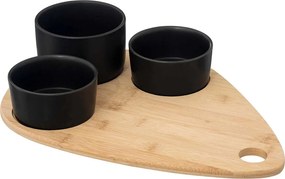Ορντεβιέρα Σερβιρίσματος 3 Θέσεων (35x24) S-D Bamboo Noir 196388B