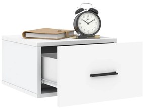 vidaXL Κομοδίνα Επιτοίχια 2 τεμ. Λευκά 35x35x20 εκ.