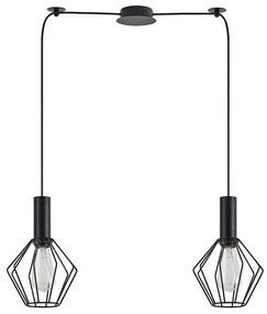 Φωτιστικό Οροφής Adept Tube 77-8529 70x20x300cm 2xE27 60W Black Homelighting