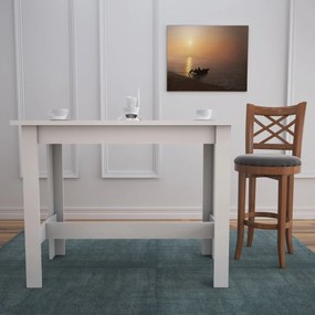 Dining Table Barra - Shiny White White