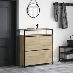 vidaXL Ντουλάπα Παπουτσιών Sonoma Δρυς