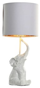 Επιτραπέζιο Φωτιστικό Home ESPRIT Λευκό Χρυσό 50 W 220 V