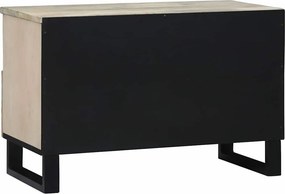 vidaXL Μονάδες TV 70 x 33 x 46 εκ Λευκό Επεξεργασμένο Ξύλο