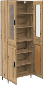 vidaXL Highboard 2 pcs Artisan Oak 69,5 x 34 x 180 εκ.