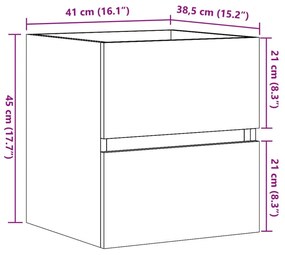 ΝΤΟΥΛΑΠΙ ΝΙΠΤΗΡΑ SONOMA ΔΡΥΣ 41X38,5X45 ΕΚ. ΕΠΕΞΕΡΓΑΣΜΕΝΟ ΞΥΛΟ 856236