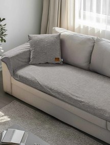 Μεμονωμένο ανάγλυφο κάλυμμα VERITAS GREY Μεμονωμένο αναγλυφο κάλυμμα για τριθέσιο καναπέ 180 x 90 εκ.