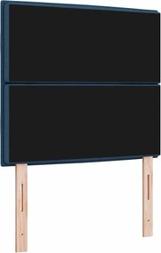 vidaXL LED κεφαλάρι με φώτα λωρίδας LED Μπλε 100 cm Πολυεστέρας