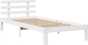 vidaXL Πλαίσιο Κρεβατιού με Συρτάρια Χωρίς Στρώμα Λευκό 90x190 εκ.