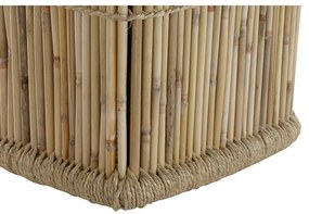 Σετ καλαθιών DKD Home Decor Φυσικό Bamboo Σχοινί (2 Τεμάχια)